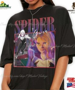 Spider Gwen Movie Shirt Stacy Verse 90S Y2k Vintage Retro Bootleg Hoodie 2023 Across The Graphic Tee Unisex Spider Gwen Movie Shirt Stacy Verse 90S Y2k Vintage Retro Bootleg Hoodie 2023 Across The Graphic Tee Unisex