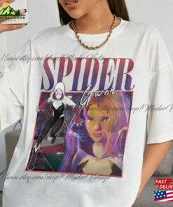 Spider Gwen Movie Shirt Stacy Verse 90S Y2k Vintage Retro Bootleg Hoodie 2023 Across The Graphic Tee Unisex 3 Spider Gwen Movie Shirt Stacy Verse 90S Y2k Vintage Retro Bootleg Hoodie 2023 Across The Graphic Tee Unisex 4