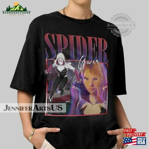 Spider Gwen Movie Shirt Stacy Verse 90S Y2k Vintage Retro Bootleg Hoodie 2023 Across The Graphic Tee Unisex Sweatshirt