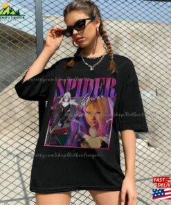 Spider Gwen Movie Shirt Stacy Verse 90S Y2k Vintage Retro Bootleg Hoodie Homage T-Shirt Spider Gwen Movie Shirt Stacy Verse 90S Y2k Vintage Retro Bootleg Hoodie Homage T-Shirt