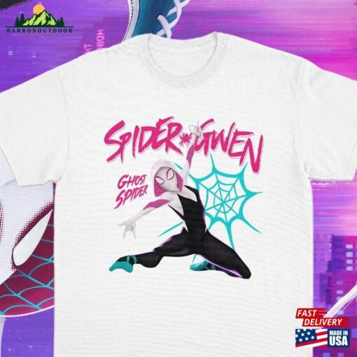 Spider Gwen Movie Shirt Vintage Marvel The Amazing Unisex T-Shirt