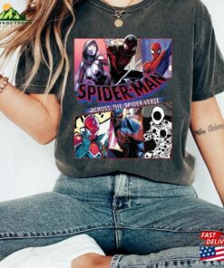 Spider Man Across The Verse Characters Comfort Color Shirt Unisex Sweatshirt 2 Spider Man Across The Verse Characters Comfort Color Shirt Unisex Sweatshirt 3