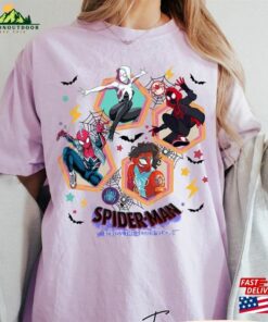 Spider Man Across The Verse Characters Comfort Colors Shirt Classic Unisex Spider Man Across The Verse Characters Comfort Colors Shirt Classic Unisex