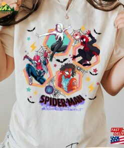 Spider Man Across The Verse Characters Comfort Colors Shirt Classic Unisex Spider Man Across The Verse Characters Comfort Colors Shirt Classic Unisex