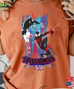 Spider Man Across The Verse Characters Comfort Colors Shirt T-Shirt Unisex 2 Spider Man Across The Verse Characters Comfort Colors Shirt T Shirt Unisex 3