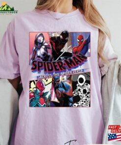 Spider Man Across The Verse Characters Comfort Colors Shirt Unisex Classic Spider Man Across The Verse Characters Comfort Colors Shirt Unisex Classic