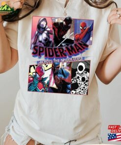 Spider Man Across The Verse Characters Comfort Colors Shirt Unisex Classic Spider Man Across The Verse Characters Comfort Colors Shirt Unisex Classic