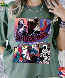 Spider Man Across The Verse Characters Comfort Colors Shirt Unisex Classic 3 Spider Man Across The Verse Characters Comfort Colors Shirt Unisex Classic 4