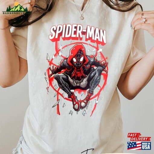 Spider Man Across The Verse Characters Comfort Colors Shirt Unisex Sweatshirt