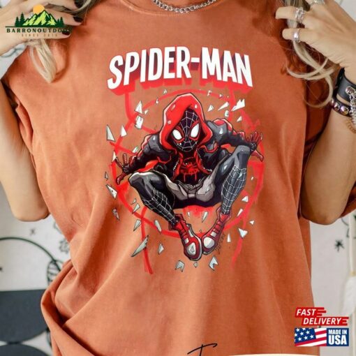 Spider Man Across The Verse Characters Comfort Colors Shirt Unisex Sweatshirt