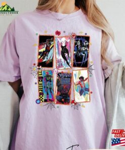 Spider Man Across The Verse Characters Comfort Colors Shirt Unisex T-Shirt Spider Man Across The Verse Characters Comfort Colors Shirt Unisex T-Shirt