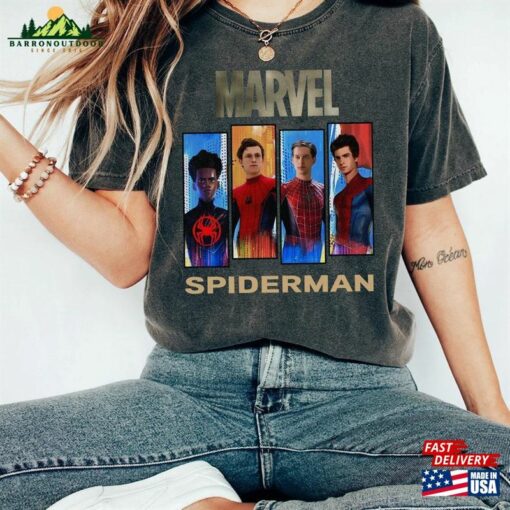 Spider Man Across The Verse Funny Shirt T-Shirt Classic