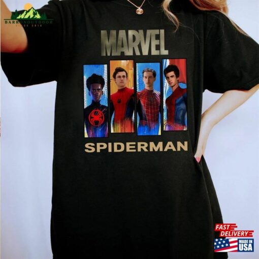 Spider Man Across The Verse Funny Shirt T-Shirt Classic