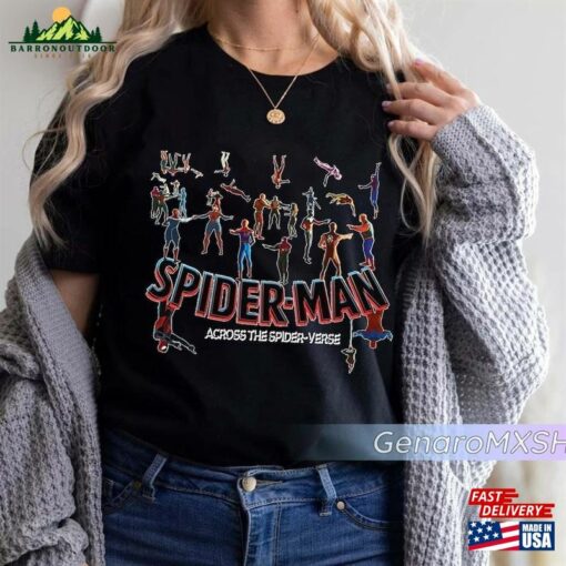 Spider Man Across The Verse Funny Shirt T-Shirt Sweatshirt