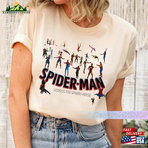 Spider Man Across The Verse Funny Shirt T-Shirt Sweatshirt