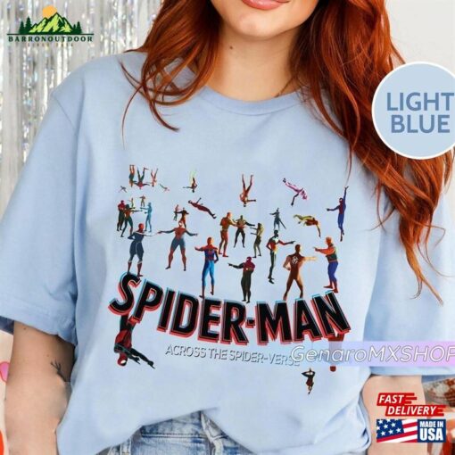 Spider Man Across The Verse Funny Shirt T-Shirt Sweatshirt