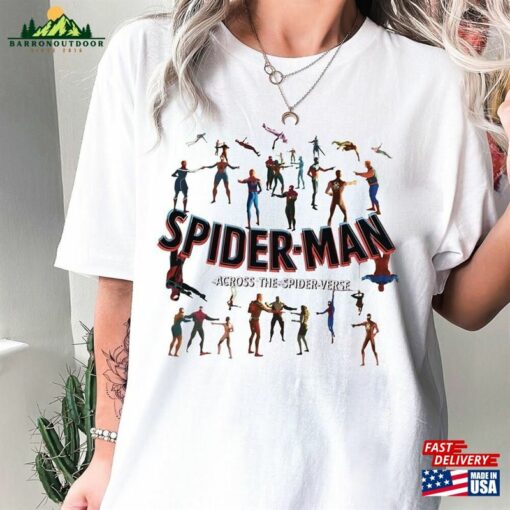 Spider Man Across The Verse Funny Shirt Unisex Classic