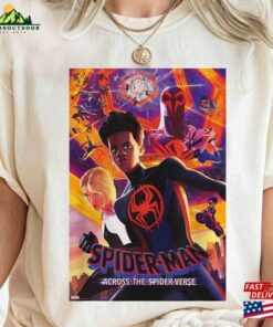 Spider Man Across The Verse Miles Morales Shirt T-Shirt Unisex Spider Man Across The Verse Miles Morales Shirt T-Shirt Unisex