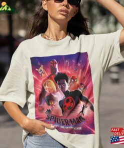 Spider Man Across The Verse Movie Poster Tshirt Miles Morales T-Shirt Hoodie Unisex 2 Spider Man Across The Verse Movie Poster Tshirt Miles Morales T Shirt Hoodie Unisex 3