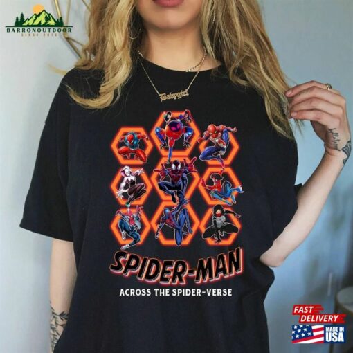 Spider Man Across The Verse Shirt Miles Morales Ghost Hoodie T-Shirt