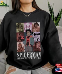 Spider Man Across The Verse Shirt Multiverse Marvel Hoodie Sweatshirt Spider Man Across The Verse Shirt Multiverse Marvel Hoodie Sweatshirt