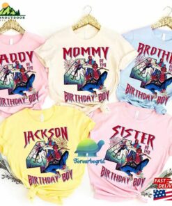 Spider Man Birthday Family Shirt Unisex Classic Spider Man Birthday Family Shirt Unisex Classic