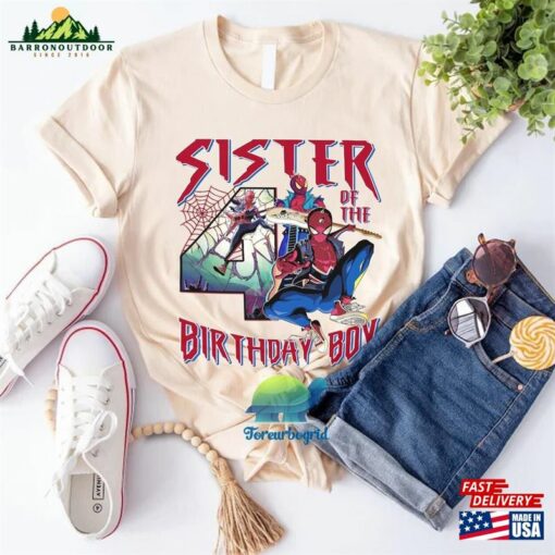 Spider Man Birthday Family Shirt Unisex Classic