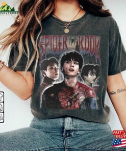 Spider Man Movie Shirt Bts Jungkook Cosplay Spidey 2099 Retro Tee Bangtan Jung Kook Suit Hoodie Classic 2 Spider Man Movie Shirt Bts Jungkook Cosplay Spidey 2099 Retro Tee Bangtan Jung Kook Suit Hoodie Classic 3