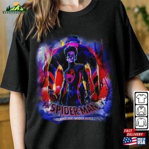 Spider Man Movie Shirt Miguel O’hara Miles Morales Spiderman Across The Classic Hoodie