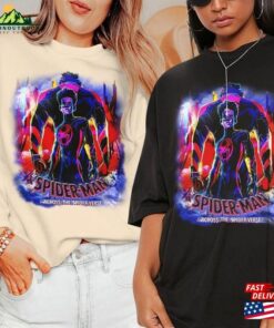 Spider Man Movie Shirt Miguel O'hara Miles Morales Spiderman Across The Hoodie T-Shirt 2 Spider Man Movie Shirt Miguel Ohara Miles Morales Spiderman Across The Hoodie T Shirt 3