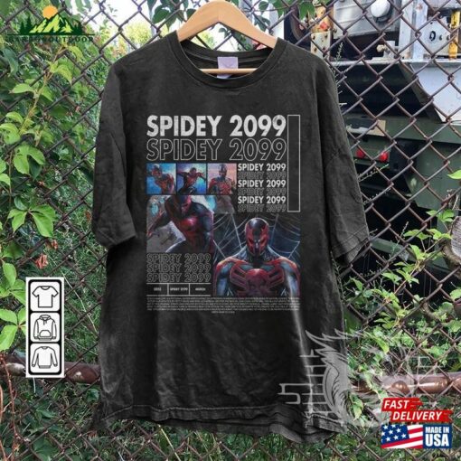 Spider Man Movie Shirt Spidey 2099 Sweatshirt Hoodie Classic