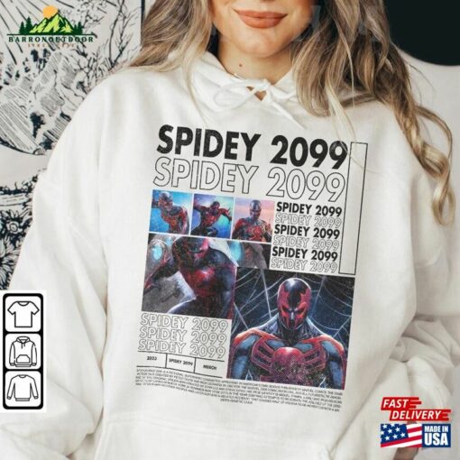 Spider Man Movie Shirt Spidey 2099 Sweatshirt T-Shirt