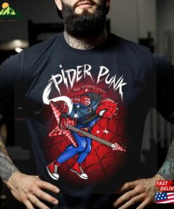 Spider Man Punk Printed T-Shirt 05 Funny Shirt Hoodie Spider Man Punk Printed T-Shirt 05 Funny Shirt Hoodie