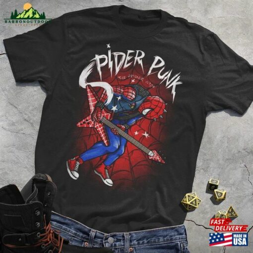 Spider Man Punk Printed T-Shirt 05 Funny Shirt Hoodie