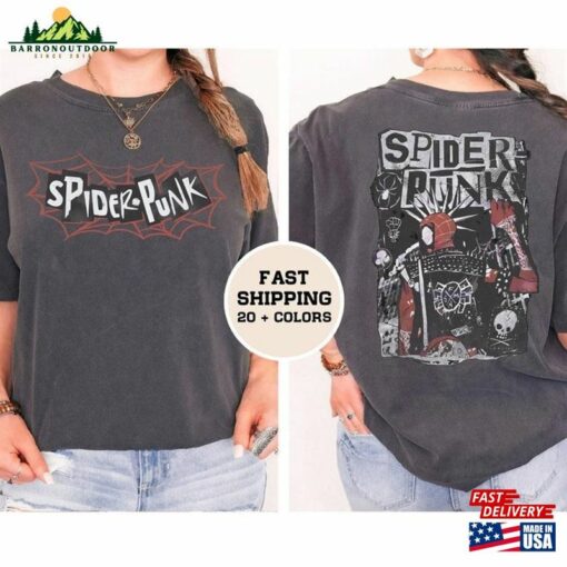 Spider Punk Comfort Colors Shirt Man Across The Classic Unisex