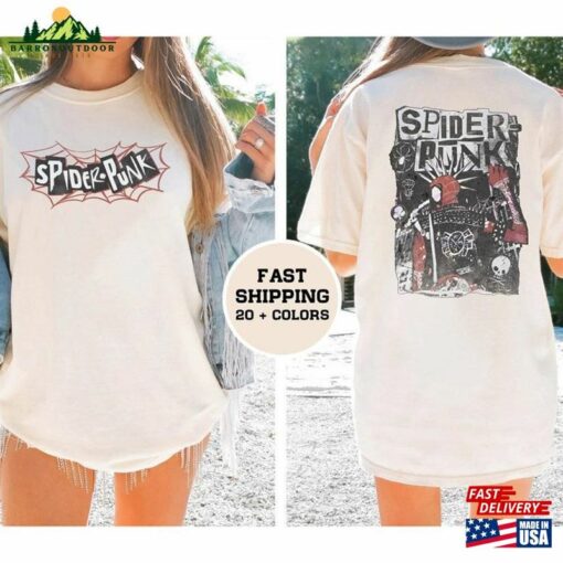 Spider Punk Comfort Colors Shirt Man Across The Classic Unisex