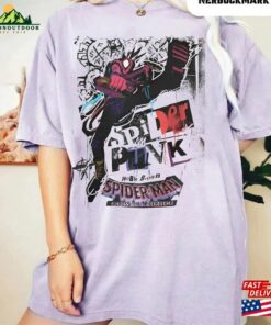 Spider Punk Comic Character Shirt Man 2023 Unisex T Shirt 4