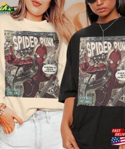 Spider Punk Comic Shirt 90S Vintage Merch Book Art Kick Out The Jams Super Heroes Sweatshirt Unisex Spider Punk Comic Shirt 90S Vintage Merch Book Art Kick Out The Jams Super Heroes Sweatshirt Unisex