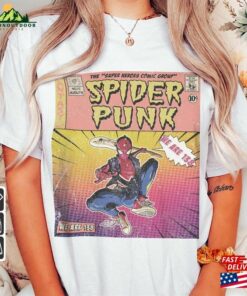 Spider Punk Comic Shirt 90S Vintage Merch Book Art We Are 138 Super Heroes Unisex Classic 3 Spider Punk Comic Shirt 90S Vintage Merch Book Art We Are 138 Super Heroes Unisex Classic 4