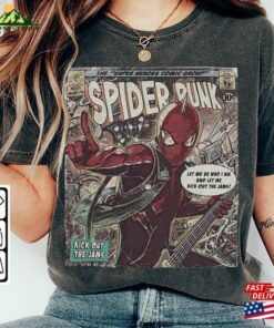 Spider Punk Comic Shirt Man Across The Classic Hoodie Spider Punk Comic Shirt Man Across The Classic Hoodie