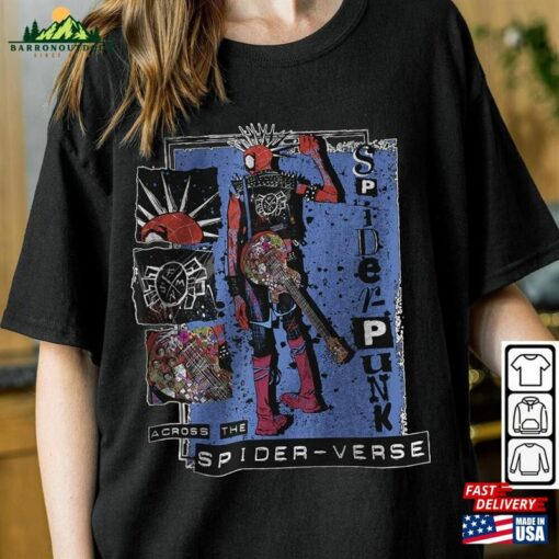 Spider Punk Comic Shirt Man Across The Classic Sweatshirt