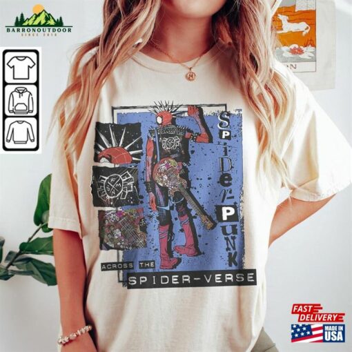 Spider Punk Comic Shirt Man Across The Classic Sweatshirt