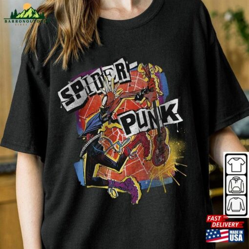 Spider Punk Comic Shirt Man Across The Sweatshirt Classic