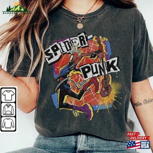 Spider Punk Comic Shirt Man Across The Sweatshirt Classic