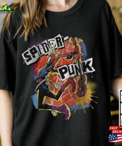 Spider Punk Comic Shirt Man Across The Sweatshirt T-Shirt Spider Punk Comic Shirt Man Across The Sweatshirt T-Shirt