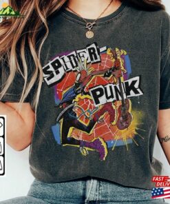Spider Punk Comic Shirt Man Across The Sweatshirt T-Shirt Spider Punk Comic Shirt Man Across The Sweatshirt T-Shirt