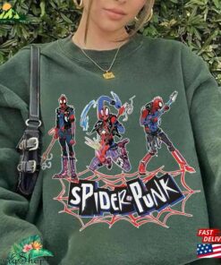Spider Punk In Spiderman Across The Verse Sweatshirt Hoodie Classic Spider Punk In Spiderman Across The Verse Sweatshirt Hoodie Classic