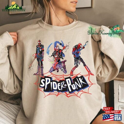 Spider Punk In Spiderman Across The Verse Sweatshirt Hoodie Classic