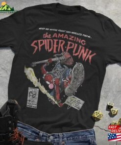 Spider Punk Man Printed T-Shirt Funny Shirt Hoodie Classic Spider Punk Man Printed T-Shirt Funny Shirt Hoodie Classic