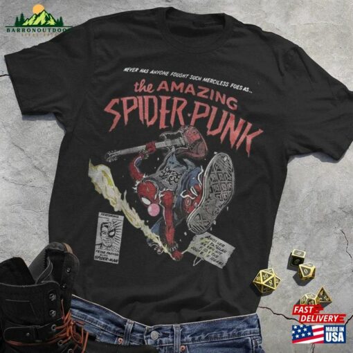 Spider Punk Man Printed T-Shirt Funny Shirt Hoodie Classic